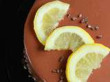 Entremets citron-chocolat