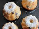 Mini kouglofs au levain et pépites de chocolat