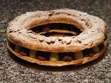 Paris-Brest chocolat, gingembre confit et citron vert, pour le concours du magazine Fou de pâtisserie