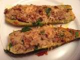 Courgettes farcies au four