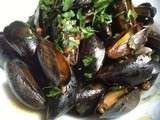 Moules à l'ail