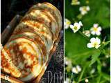 Alliance de Foie Gras à la cerise, aux pommes sur blinis, roquette et vinaigrette aux framboises