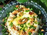 Chèvre aux noix et herbes du jardin