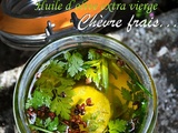 Chèvres marinés aux herbes du Jardin et poivre de Sichuan