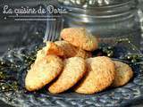 Cookies à l'écorce d'orange confite, arôme fleur d'oranger et gingembre