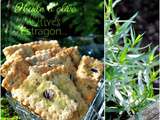 Crackers aux olives, estragon et piment d'Espelette