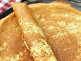 Crêpes à la farine d'Epeautre