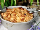 Crumble aux pommes, chocolat & cannelle