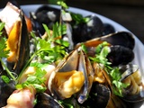 Moules au Reblochon et lard