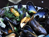 Moules de Bouchot au Bleu d'Auvergne