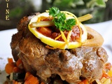 Osso Bucco de veau sur lit de brunoise de légumes