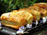 Petites bouchées au Roquefort, lardons, céréales et gruyère