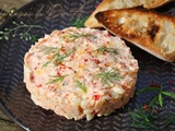 Rillettes de saumon et pommes de terre