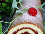 Roulé à la framboise