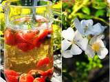 Sangria blanche aux fruits rouges