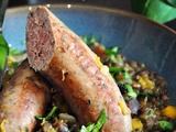 Saucisses-lentilles à la butternut : le classique revisité