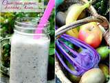 Smoothie au chou-rave, banane, pomme