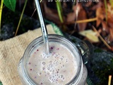 Smoothie aux figues du Jardin et concombre au lait d'amande grillée