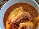 Soupe thaïe aux crevettes