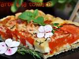 Tarte à la tomate et fromage Maroilles