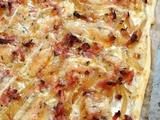 Tarte flambée aux oignons & Munster