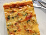 Tarte salée aux oignons et lard fumé