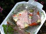 Terrine de joues de porc au cerfeuil