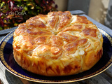 Tourte aux boudins blancs et cèpes