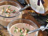 Velouté de champignons de Paris & châtaignes