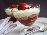 Compote de Fraise, Biscuit à l’Eau de Rose et Mousse Mascarpone