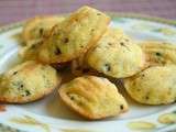 Mini Madeleine au Fromage de Chèvre et Olive Noire