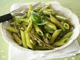 Penne Rigate au Pesto de Roquette et Asperge Verte