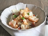 Risotto aux Langoustines et Tomates Confites