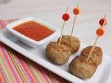 Boulettes de viande et ketchup maison