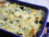 Lasagne à la courgette et bleu d'Auvergne