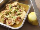 Poulet sauté au citron et au gingembre