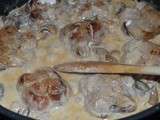 Paupiettes des veau aux champignons