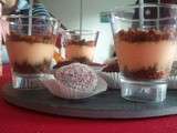 Verrine de crème à l’orange et pain d’épices