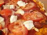 Pizza speck ricotta