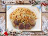 Tagliatelles sauce poivrons thermomix