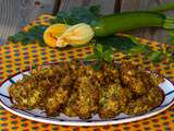 Beignets de courgettes, feta et menthe