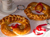 Bretzel brioché du nouvel An ou Neijohrsbretschdell