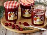 Confiture de poires et canneberges