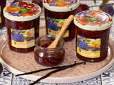 Confiture de prunes à la vanille de Tahiti