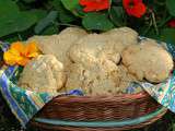 Cookies aux amandes et chocolat blanc