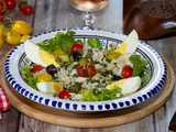 Effilochée de raie en salade