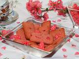 Financiers aux pralines roses