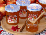 Gelée de pommes au cidre, cannelle et sirop d’érable