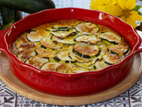 Gratin de courgettes au curry et coco