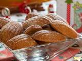 Madeleines aux épices de Noël